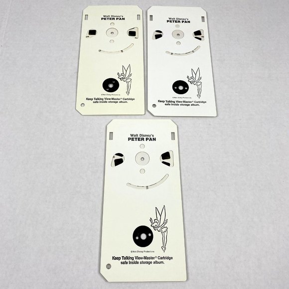 Talking View-Master Stereoviews 3-D Walt Disney Peter Pan Cartoon Vintage 4417 - Picture 5 of 9